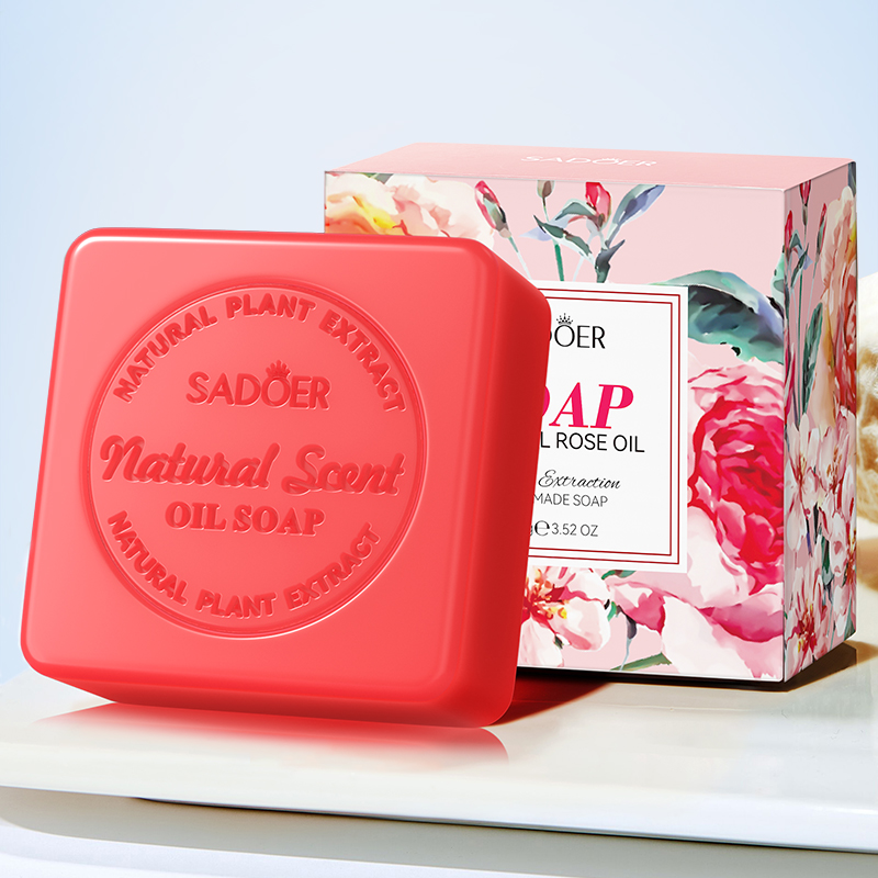 Castor Oil Soap - Handmade Soap Natural Herbal Rose Essential