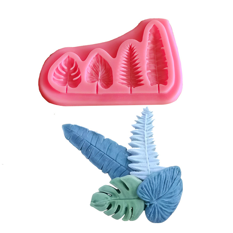 Soap Making Supplies Australia - Palm Leaves And Turtle Leaf Silicone