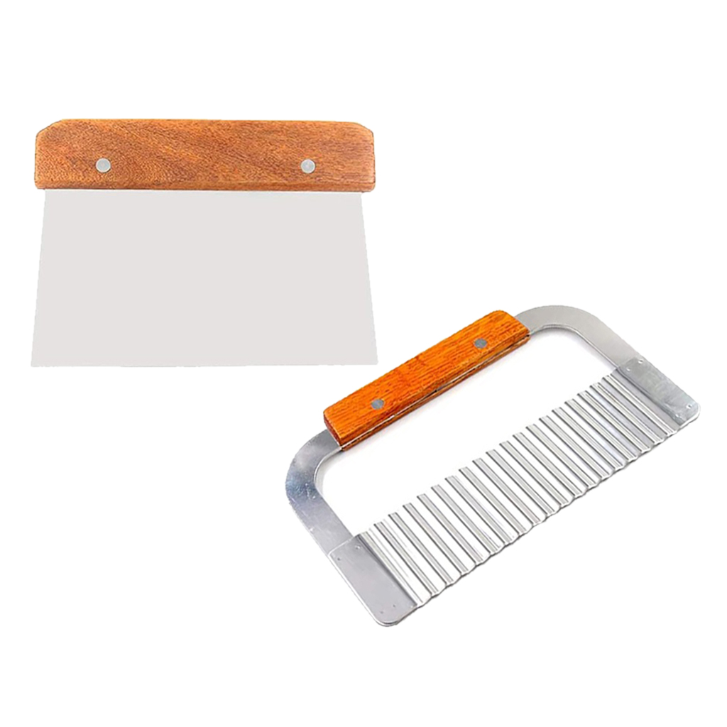 Soap Making Supplies Australia - 2 Pack Stainless Steel Wavy &