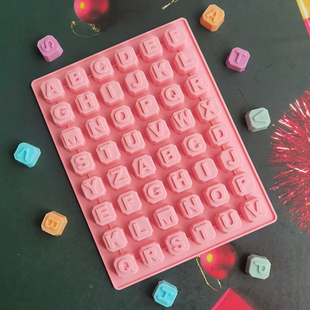 Soap Making Supplies Australia - 48 Letter Enghish Alphabet letter Silicone