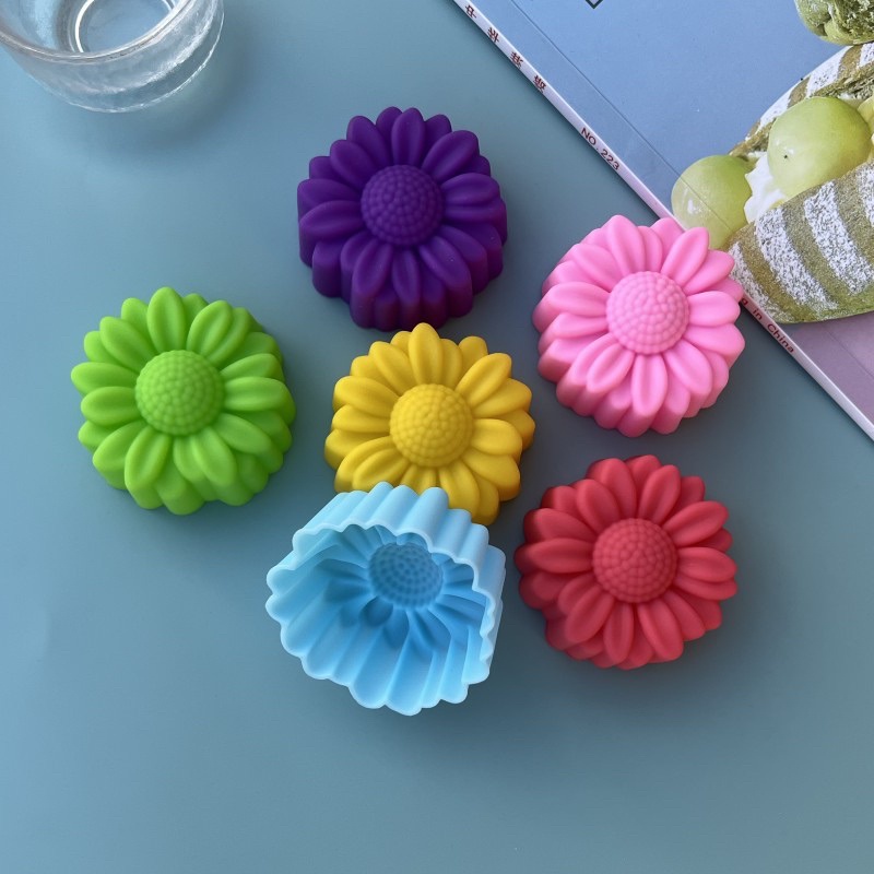 Soap Making Supplies Australia - 6 Pcs Set Non-Stick Flower Designs