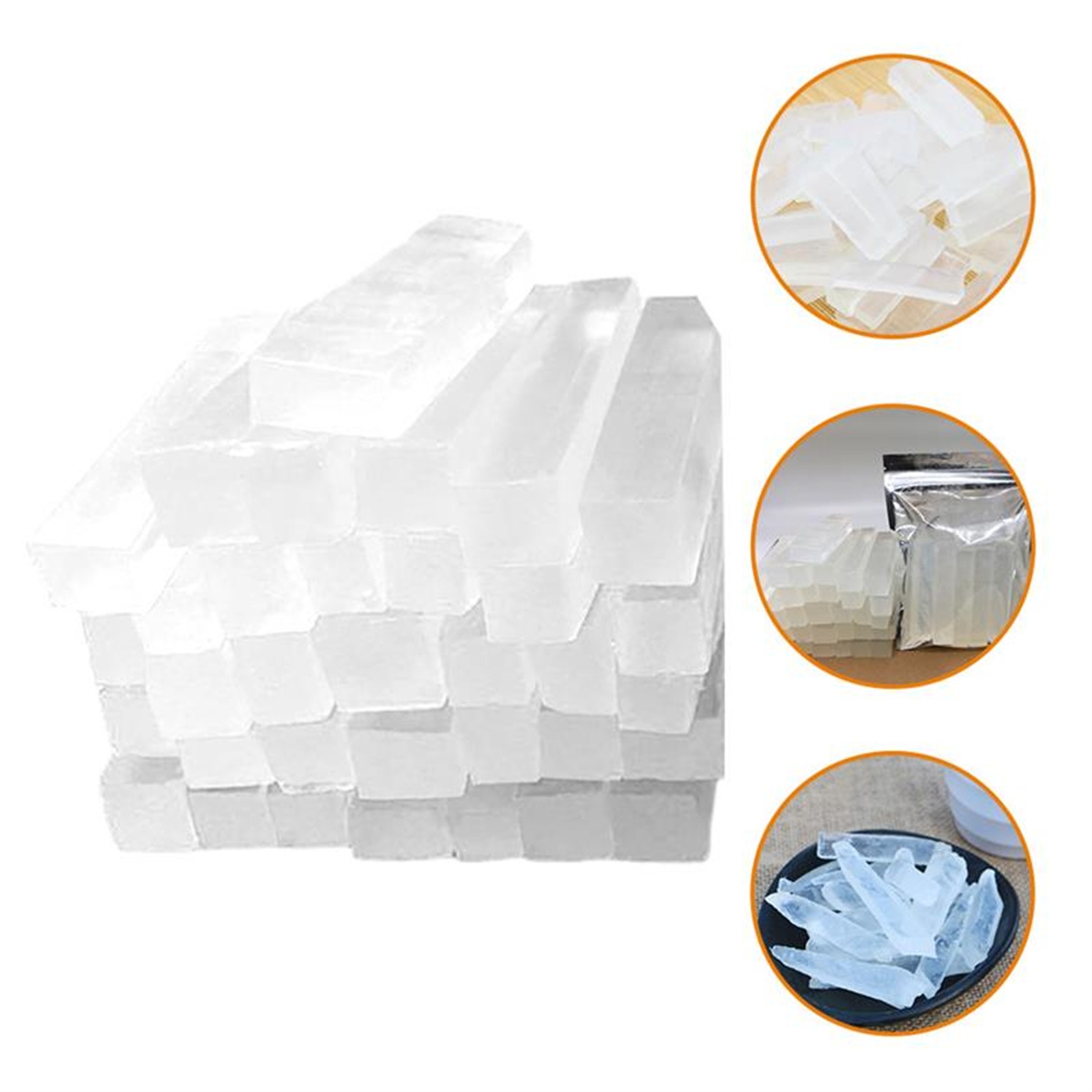 Soap Making Supplies Australia - 250G Bag Clear Glycerin Hand Soaps