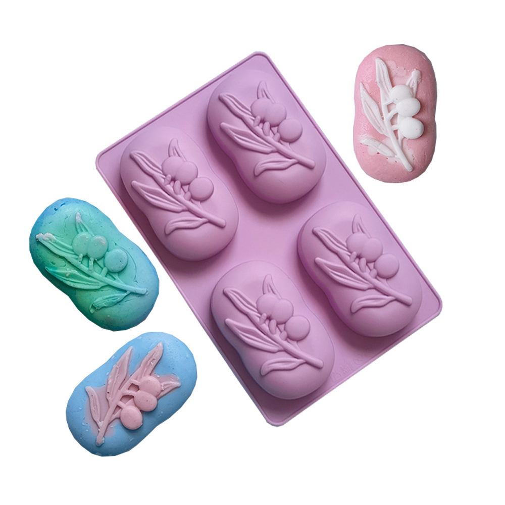 4 Cavities Oval Olive Tree Sil - Soap Making Lab recension och pris