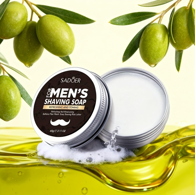 Men's Shaving Soap, Containing - Soap Making Olive Oil recension och pris
