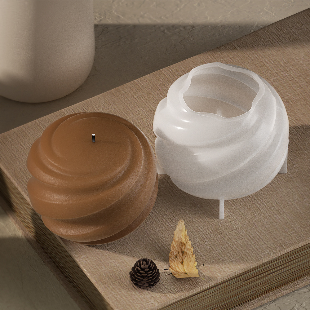 Rotating Planet Silicone Candl - Soap Making Gel recension och pris