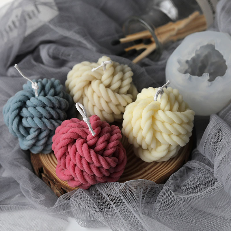 3D Wool Shape Candle Mold Scen - Soap Making Chemical recension och pris
