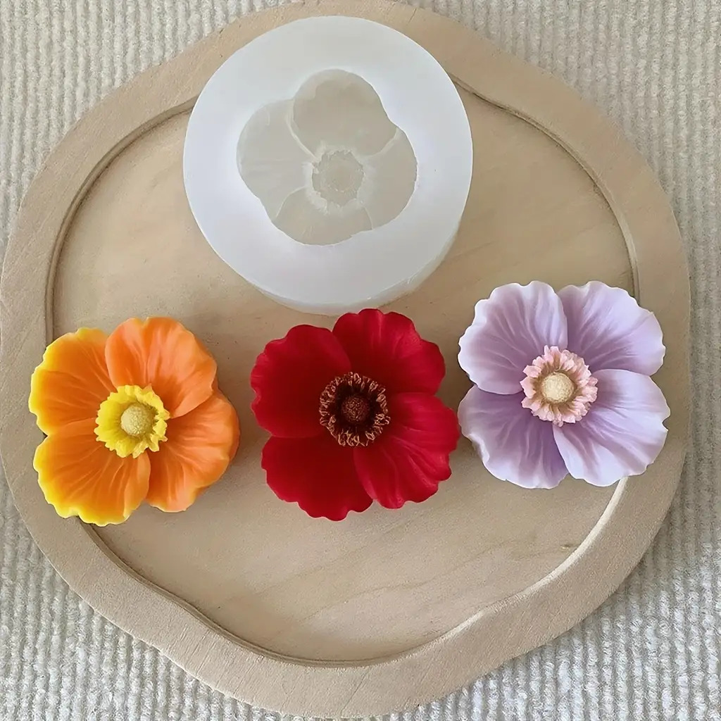Flower Silicone Candle Mold, C - Soap Making Chemical recension och pris