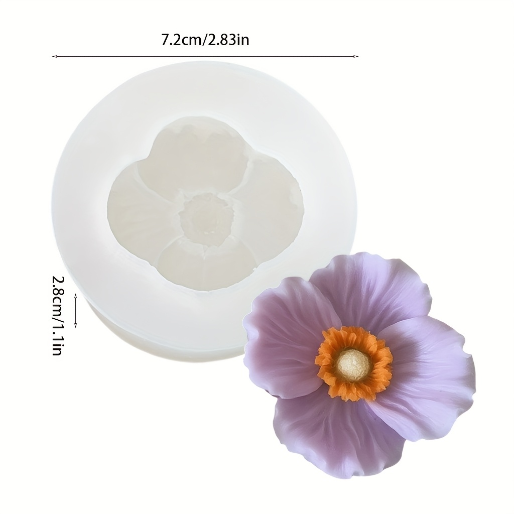Flower Silicone Candle Mold, C - Soap Making Chemical recension och pris