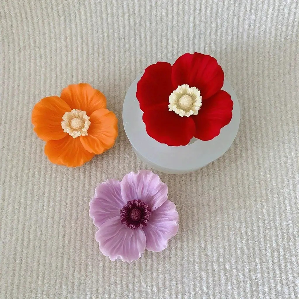 Flower Silicone Candle Mold, C - Soap Making Chemical recension och pris