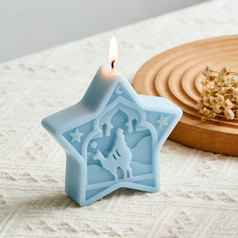 mosque candle mold soft star m - Soap Making Gel recension och pris