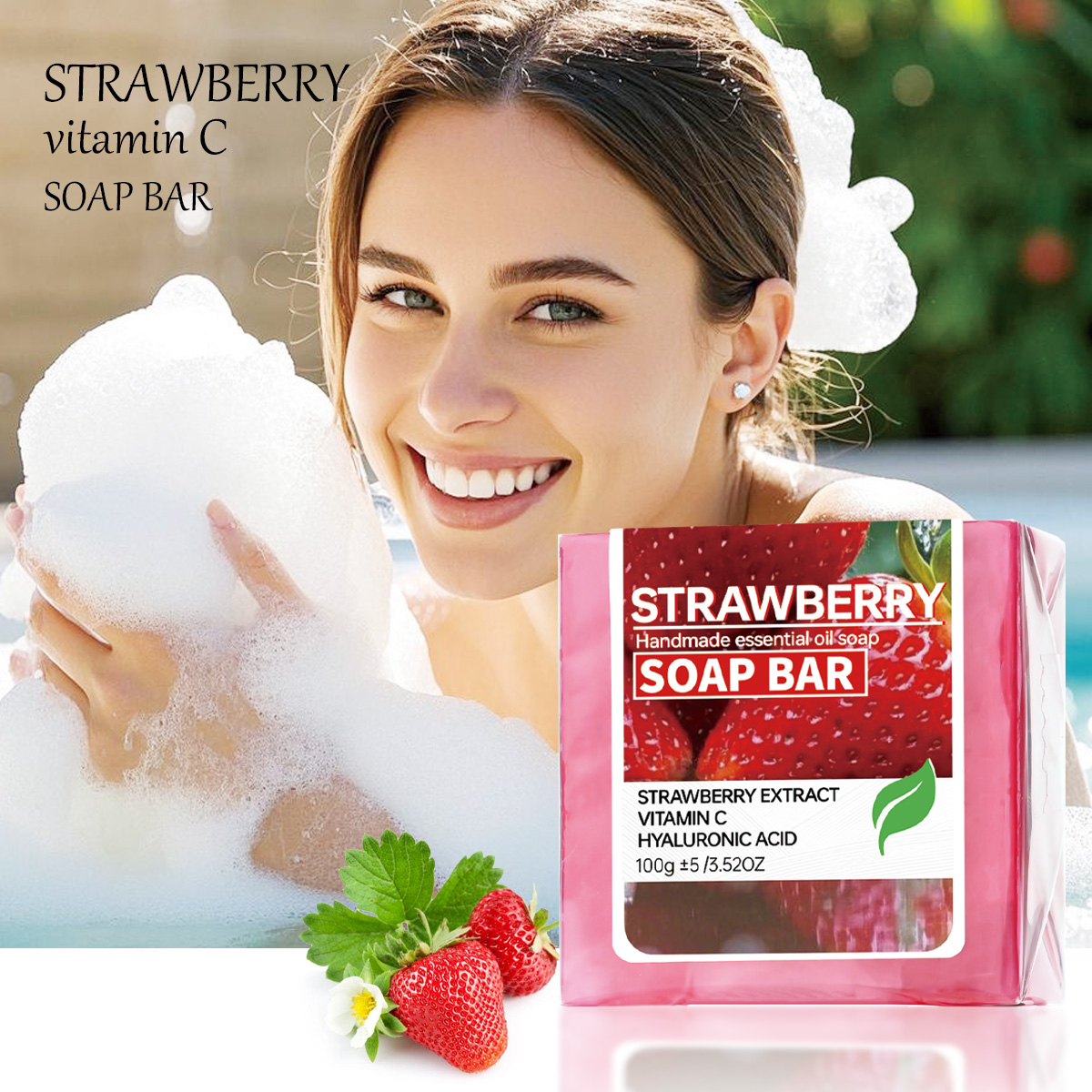 Strawberry Fruit Jam Puree Ess - Castor Oil Soap recension och pris