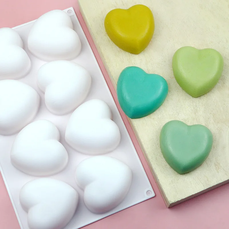 Love Heart Silicone Soap Mold  - Soap Making Lab recension och pris
