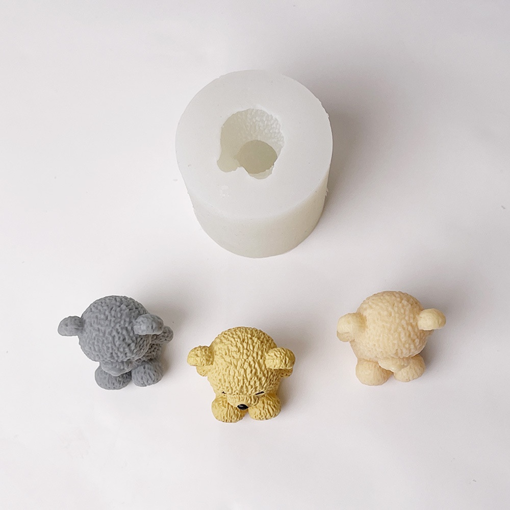 3D Cute Bear Candle Making Mou - Soap Making Chemical recension och pris