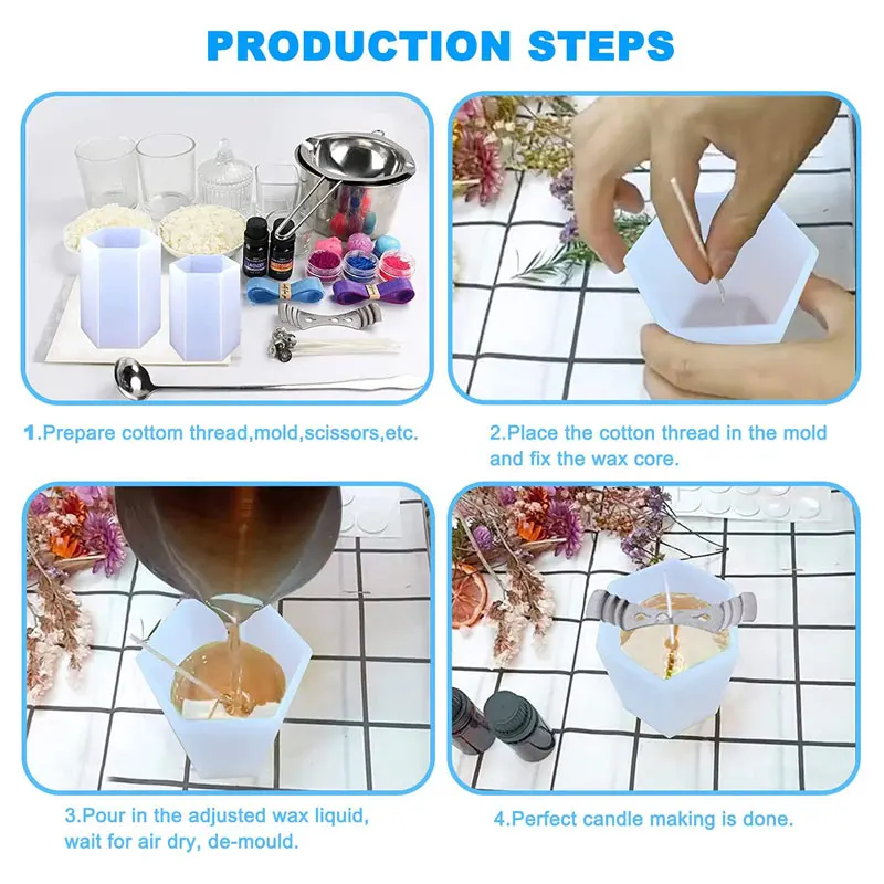 Cylinder Silicone Candle Molds - Soap Making Chemical recension och pris