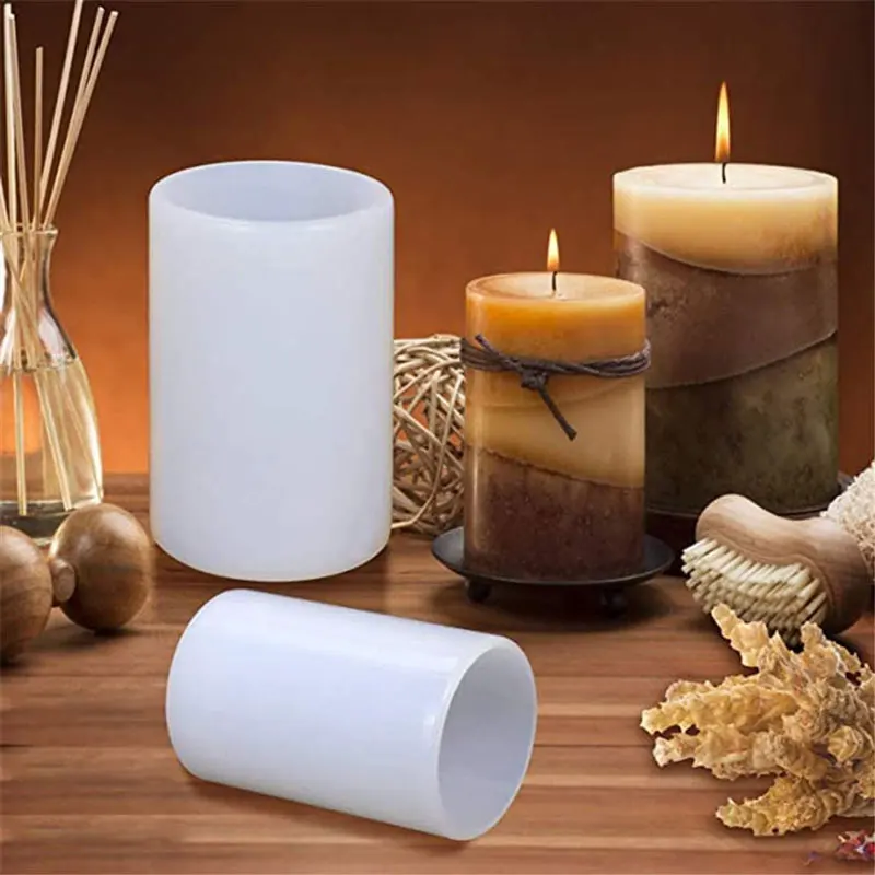 Cylinder Silicone Candle Molds - Soap Making Chemical recension och pris
