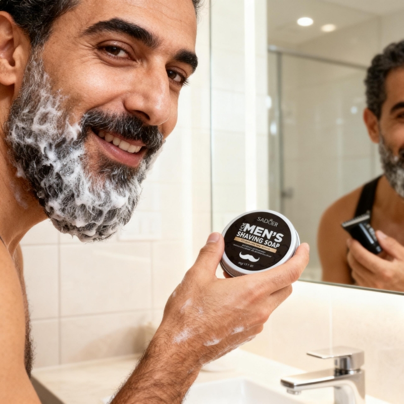 60g Men's Shaving Soap Contain - Soap Making Olive Oil recension och pris